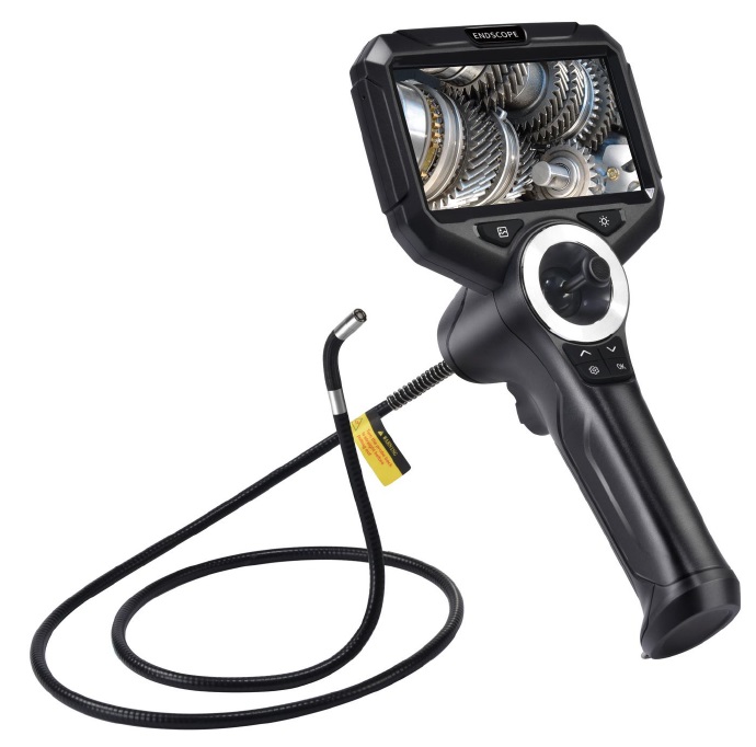 Opti-mize video borescope- 1 meter length, 6mm diameter, 360 degrees - Automotive borescope