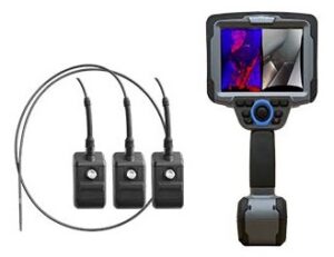 Opti-mize HE Pro 3D video borescope probes with controller