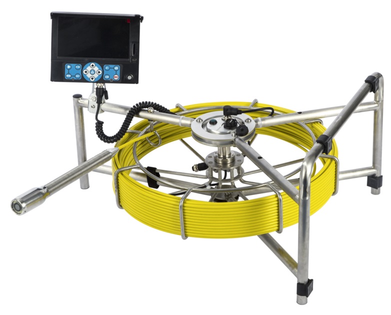 Opti-mize IC-VB 38mm monitor on cable reel lying